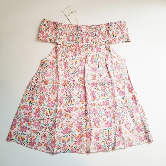 Lovely as Can Be Off-Shoulder Pink Floral Boho Top - Picture 8 of 8